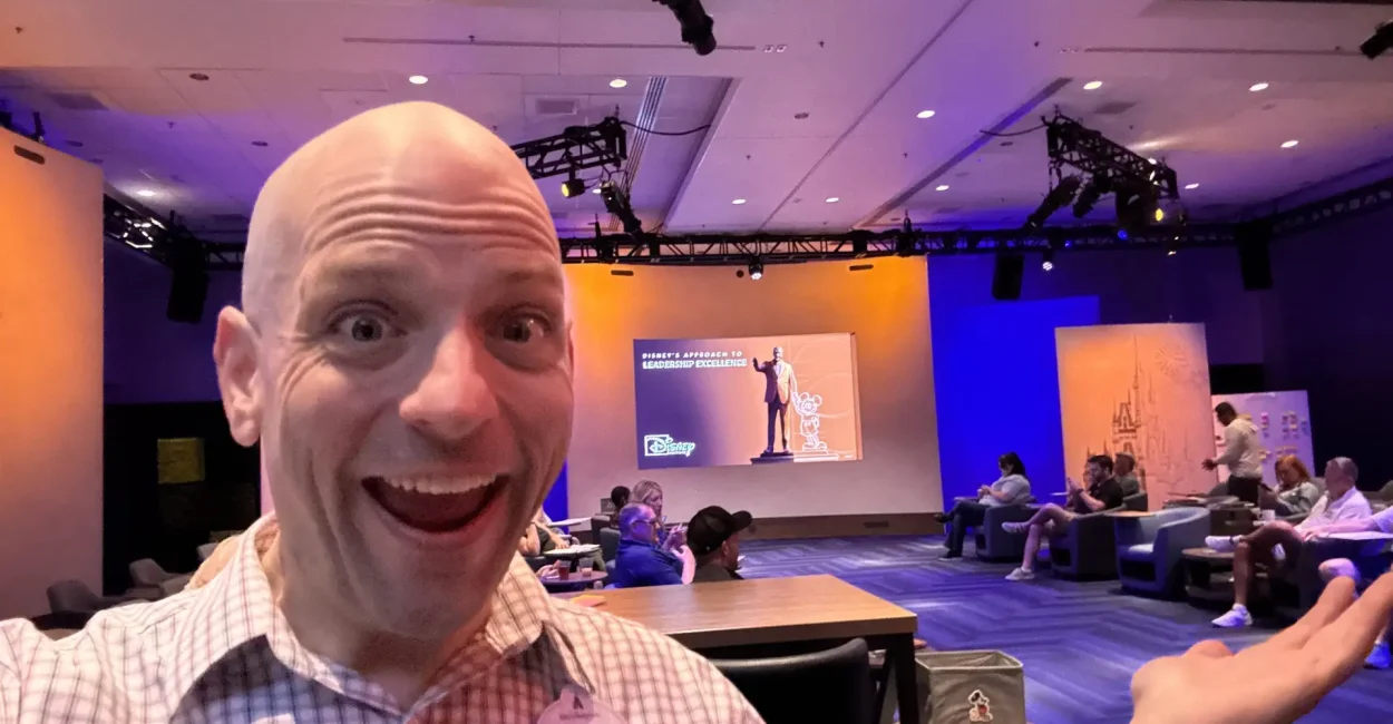 Scott at Disney Institute's Learning Studio at Disney's Contemporary Resort