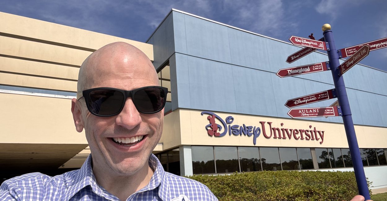Disney University Sunglasses Selfie