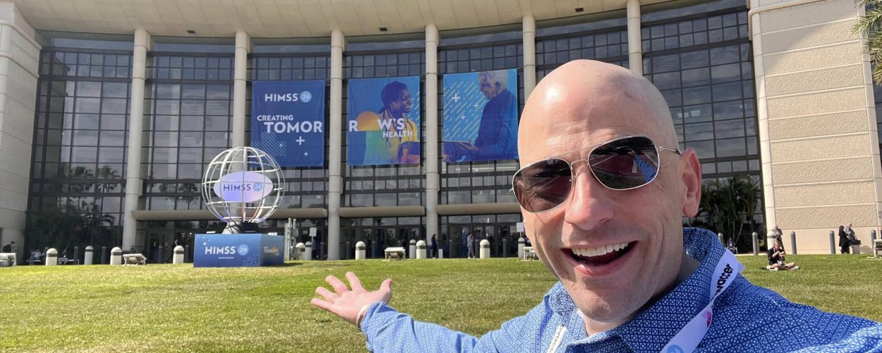 Scott attends the Healthcare Expo at HIMMS Orange County Convention Center